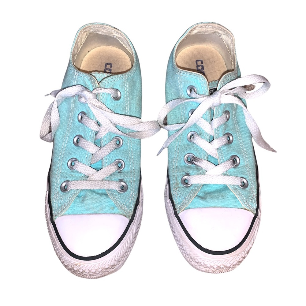 Converse All Star Low Top Teal Sneakers